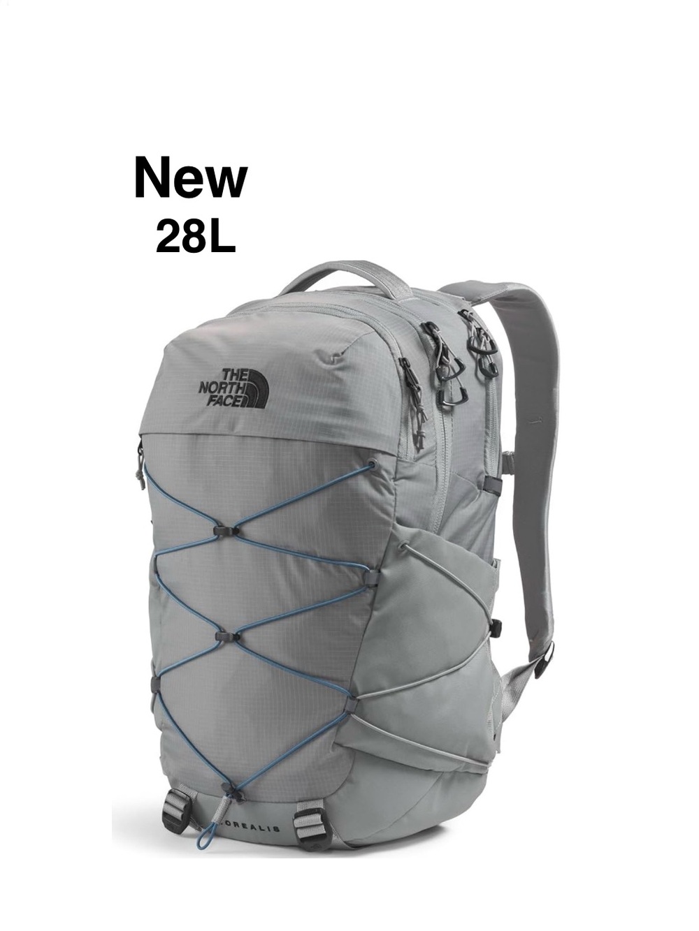 New The North Face Borealis Backpack 28 grey with tags colour concrete ⭐️⭐️⭐️⭐️
